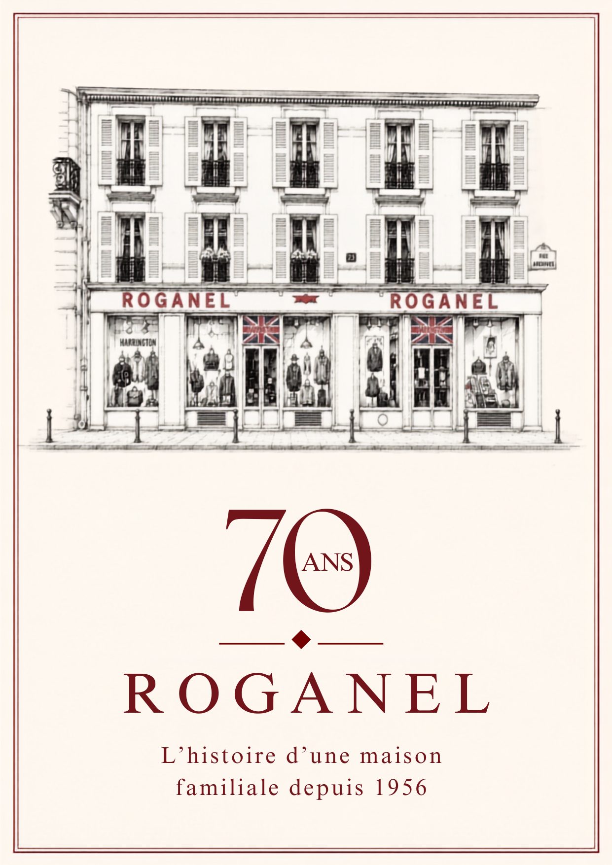 Couverture du livret Roganel 70 ans